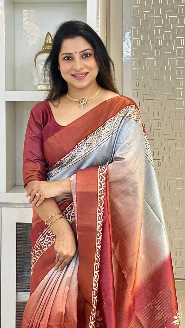 Tussar Silk Saree