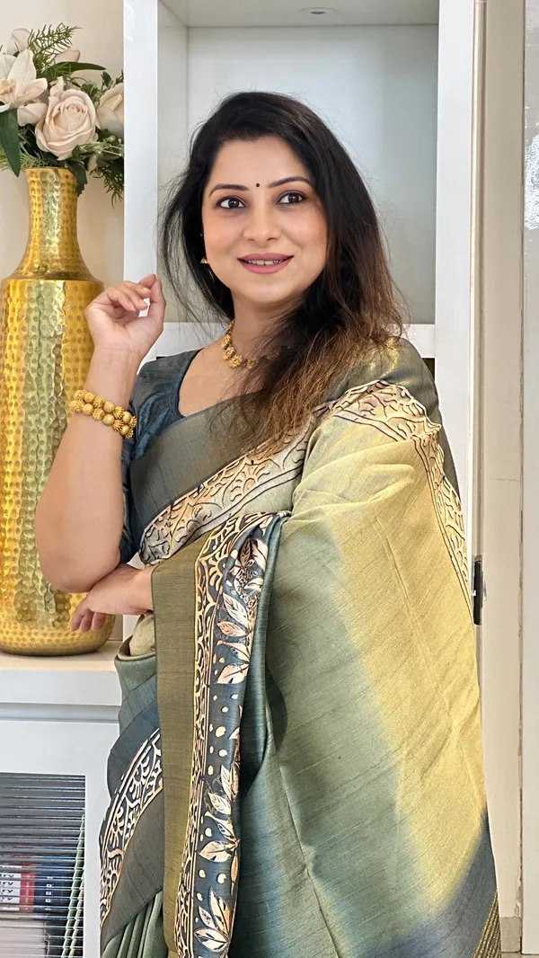 Tussar Silk Saree