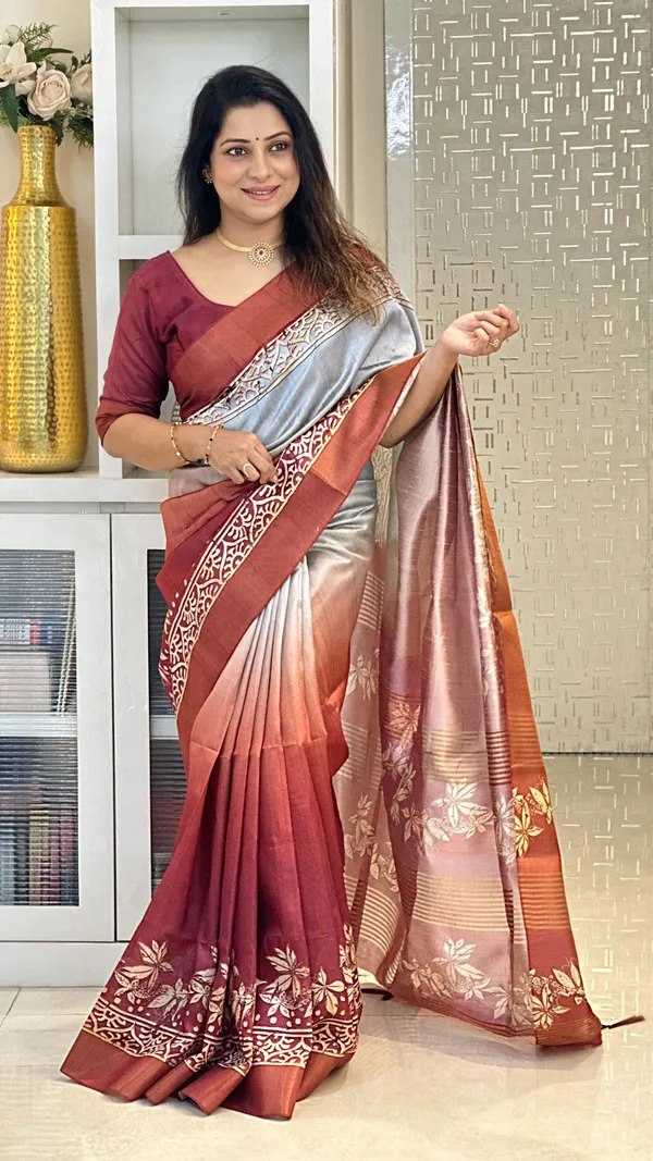 Tussar Silk Saree