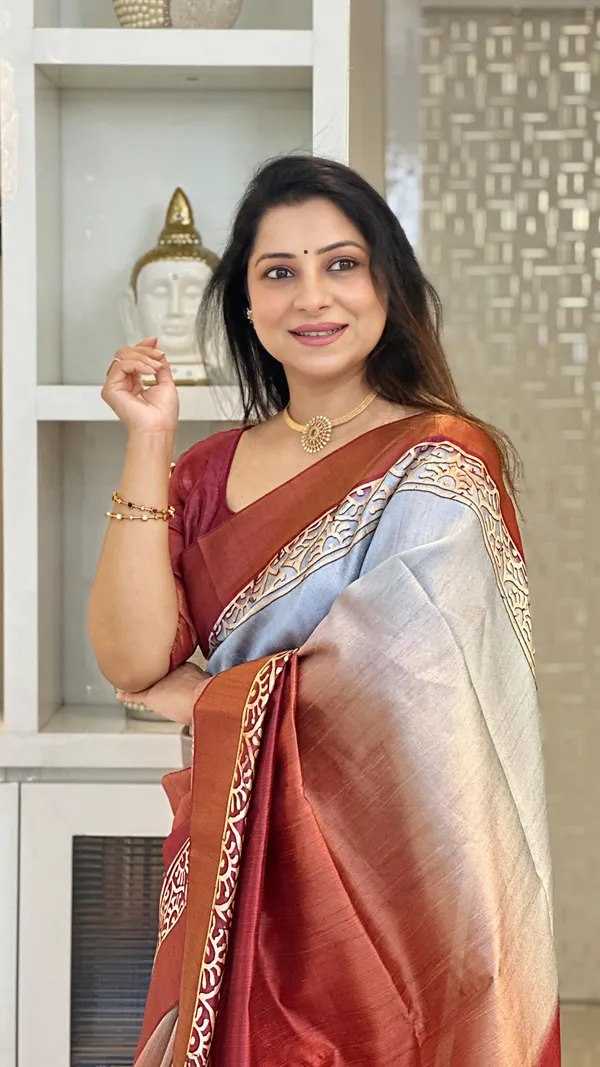 Tussar Silk Saree