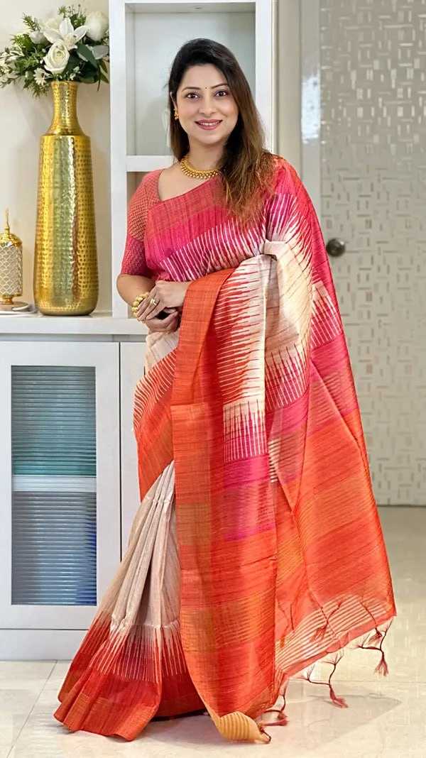 Tussar Silk Saree