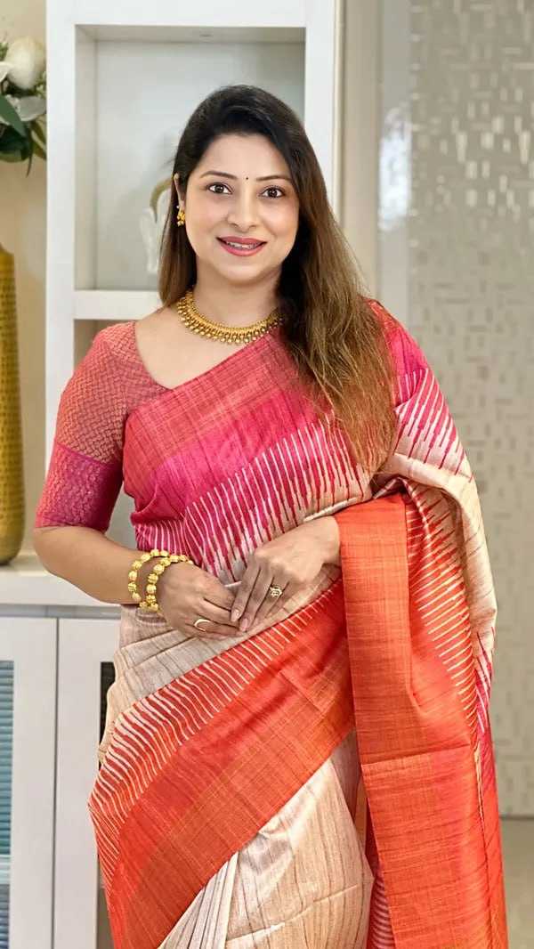 Tussar Silk Saree