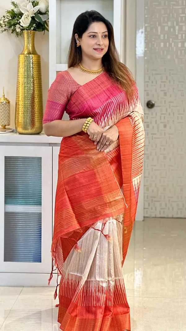Tussar Silk Saree
