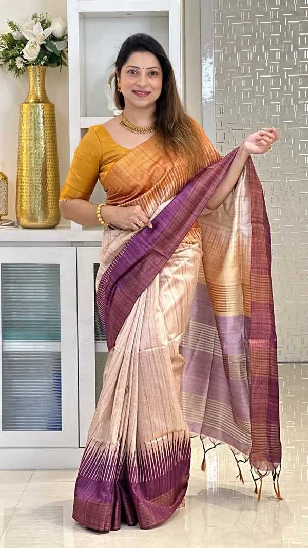 Tussar Silk Saree
