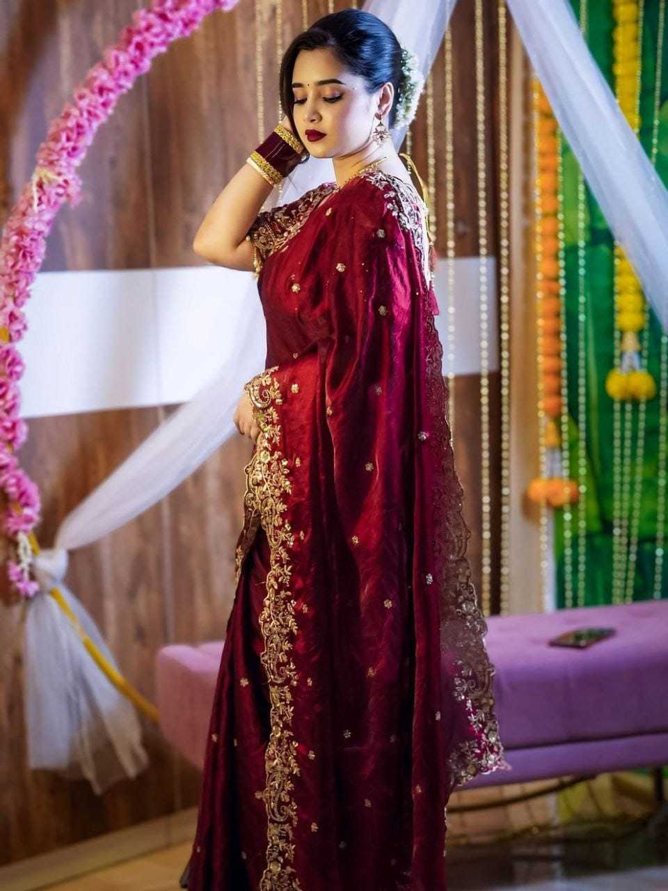 Space Silk Designer Saree