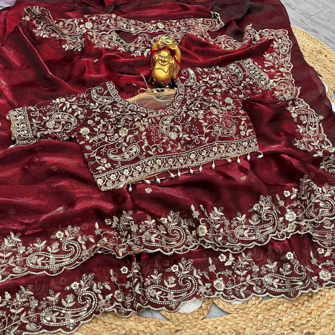 Space Silk Designer Saree