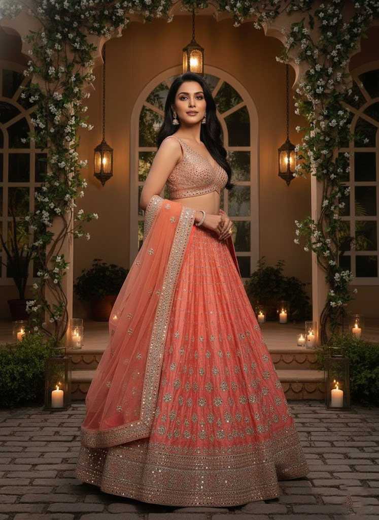 Silk Designer Lehenga Choli