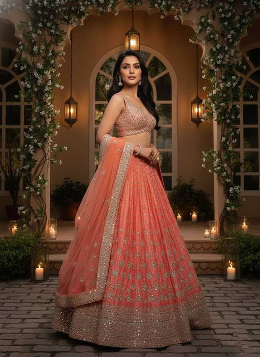 Silk Designer Lehenga Choli