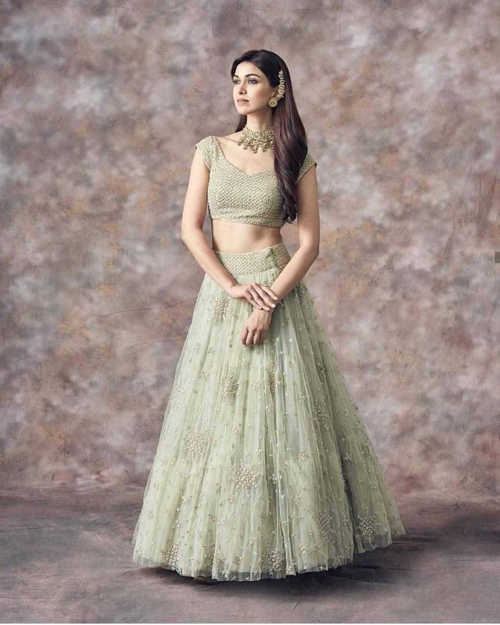 Net Designer Lehenga