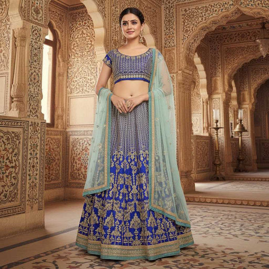 Satin Silk Traditional Lehenga 182