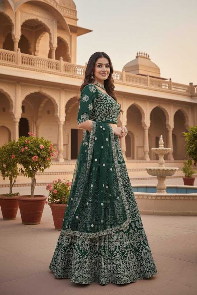 Faux Georgette Traditional Lehenga 265