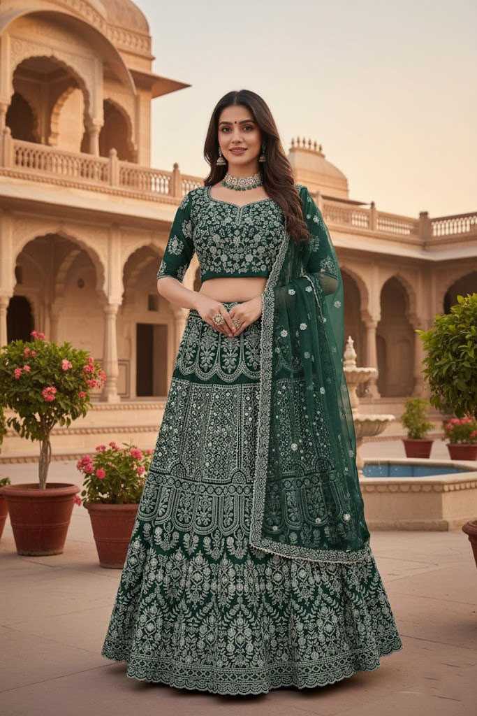 Faux Georgette Traditional Lehenga 265