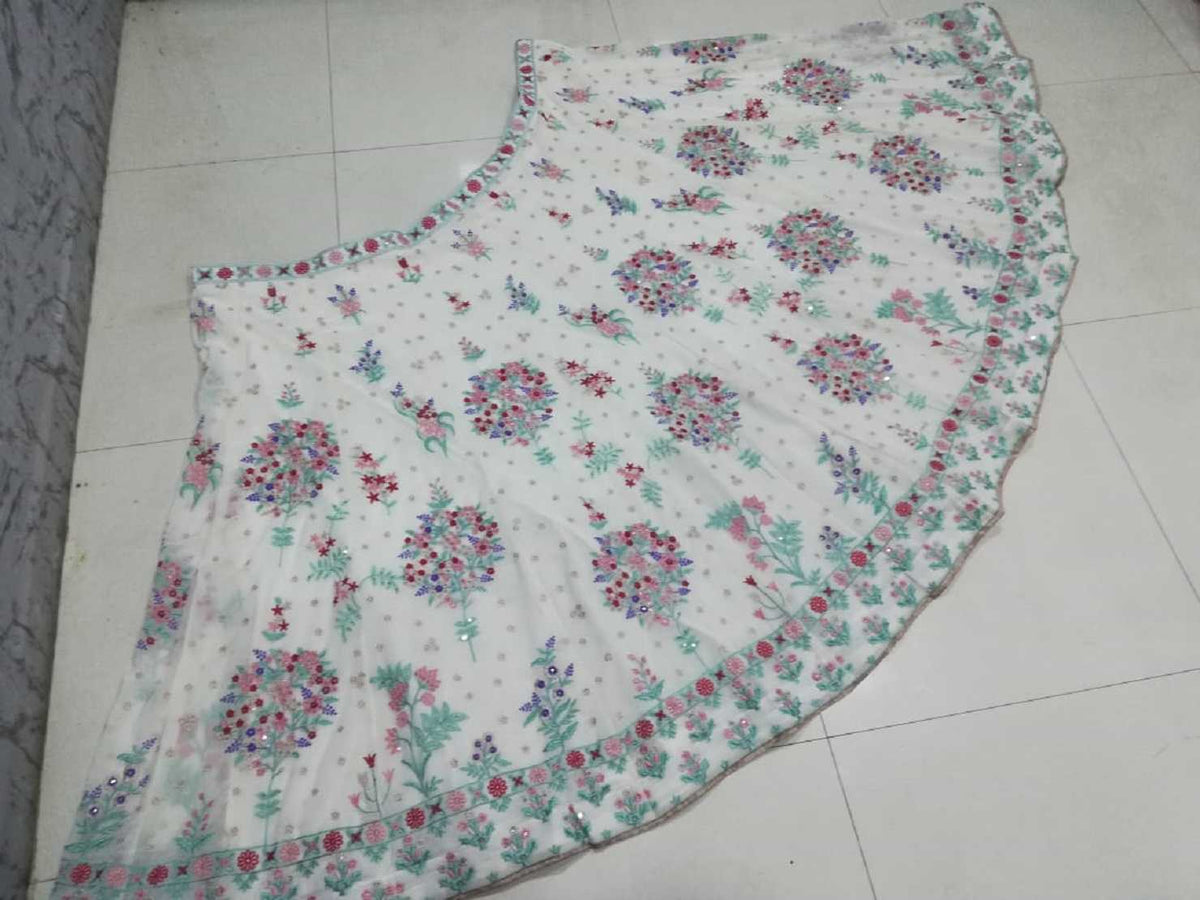 Georgette Net Fancy Lehenga