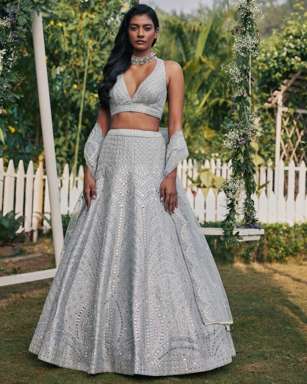 Heavy Silk Embroidered Lehenga