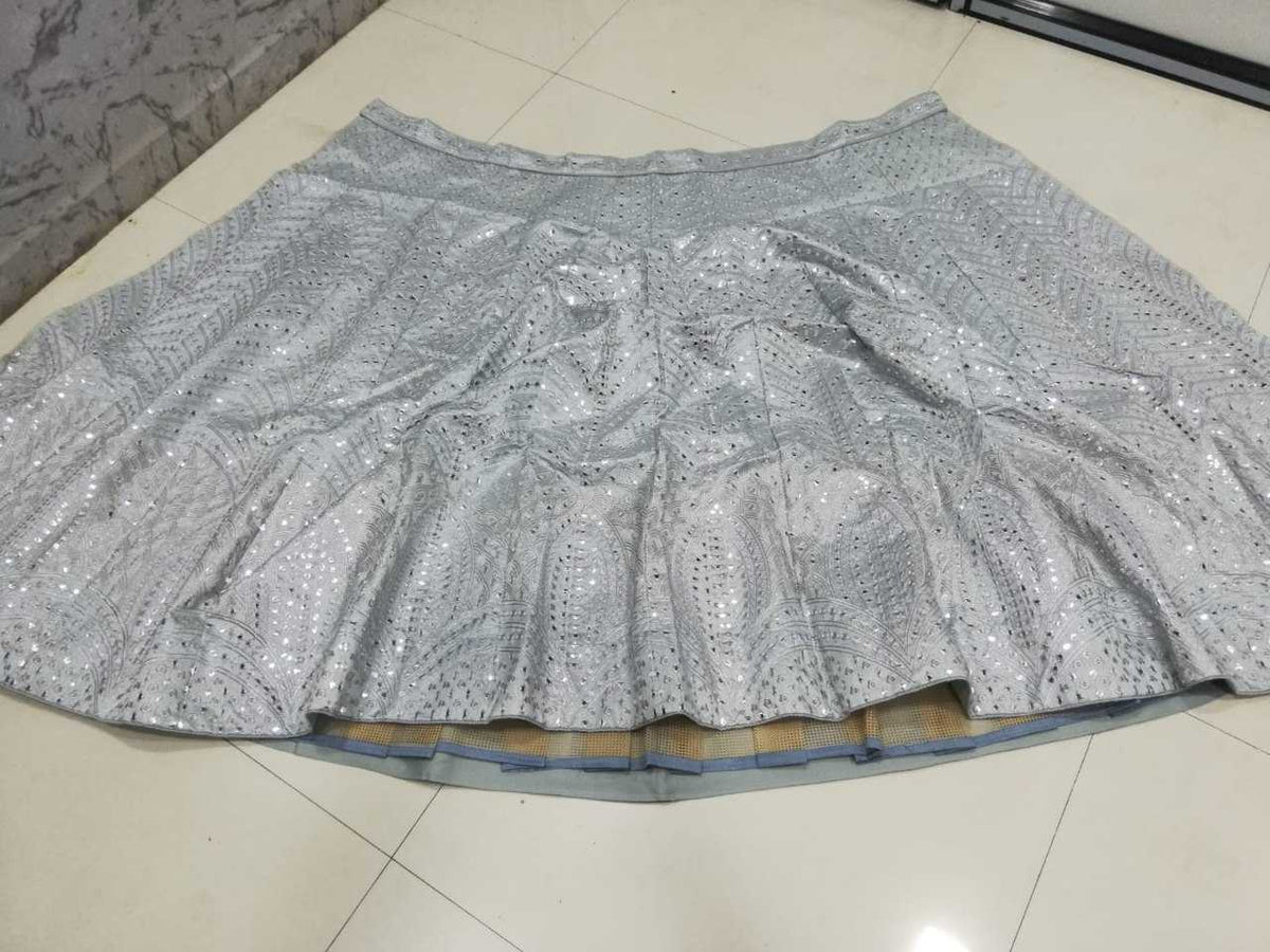 Heavy Silk Embroidered Lehenga