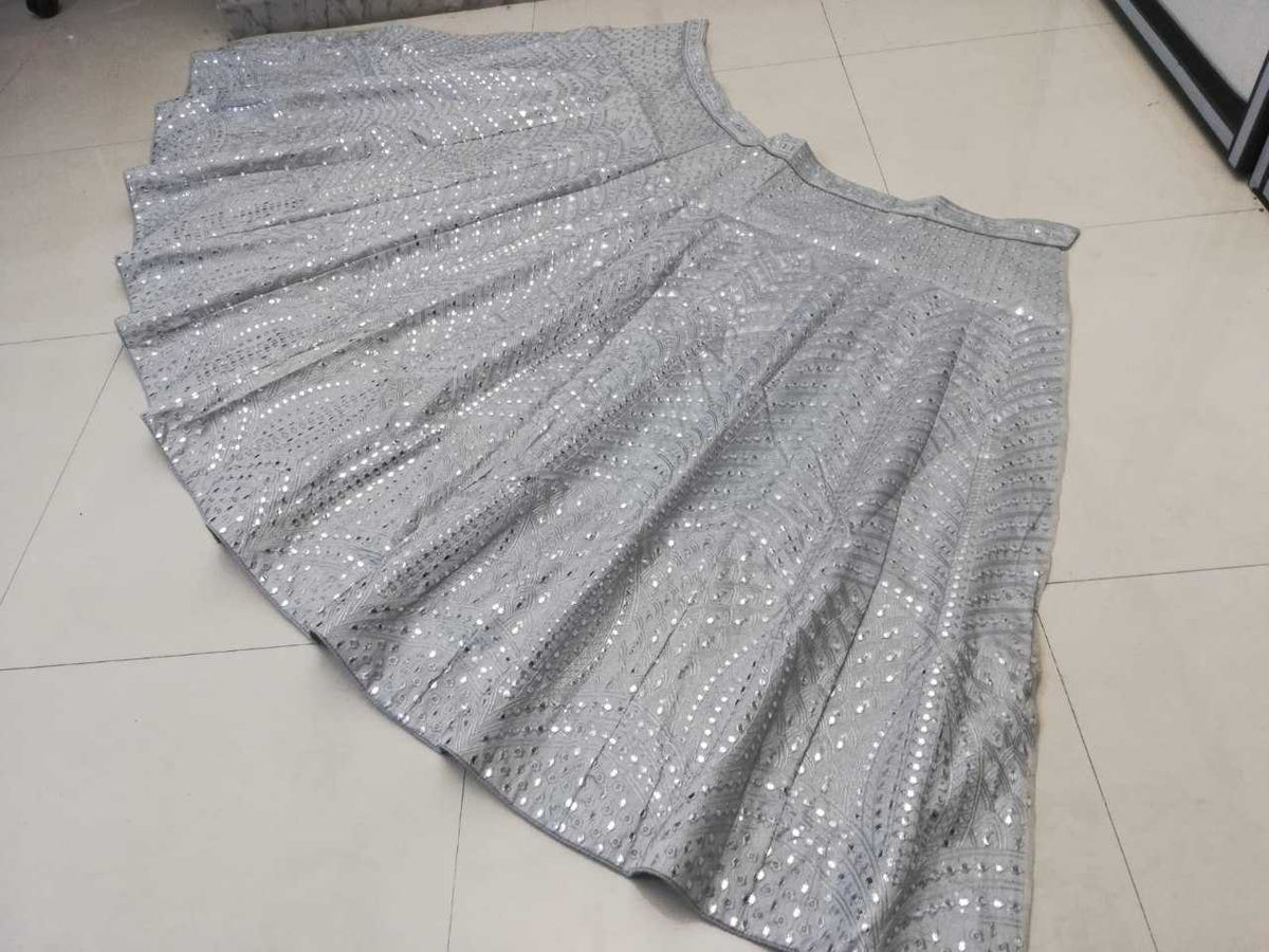 Heavy Silk Embroidered Lehenga