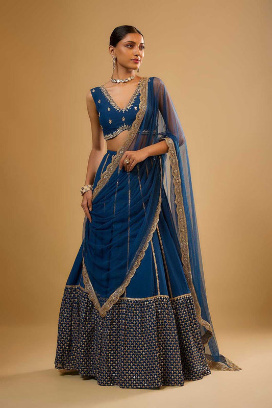 Faux Georgette Lehenga 360