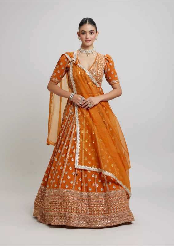 Faux Georgette Designer Lehenga Choli