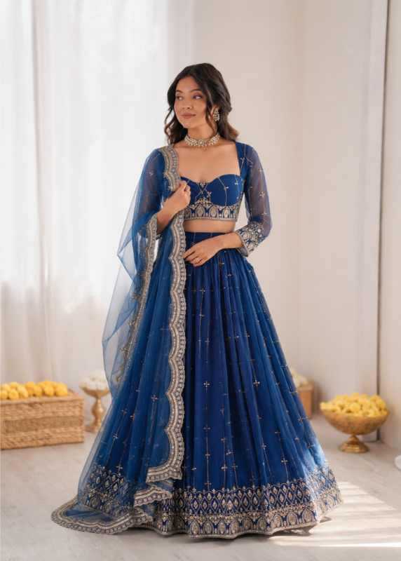 Faux Georgette Traditional Lehenga 378
