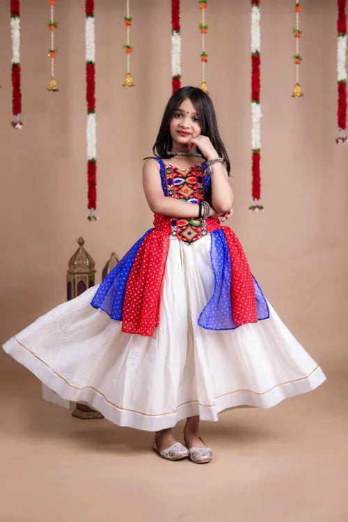 Akshata Rayon Kids Lehenga