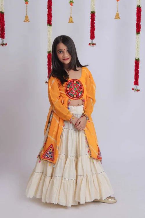Bhavyata Georgette Kids Lehenga