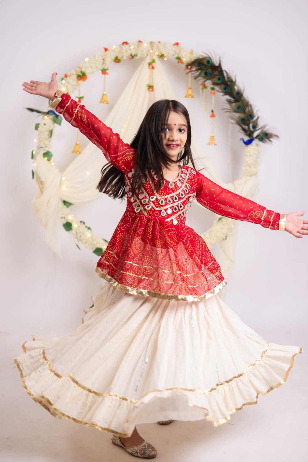 Gargi Georgette Kids Lehenga