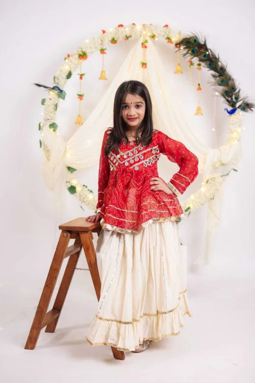 Gargi Georgette Kids Lehenga