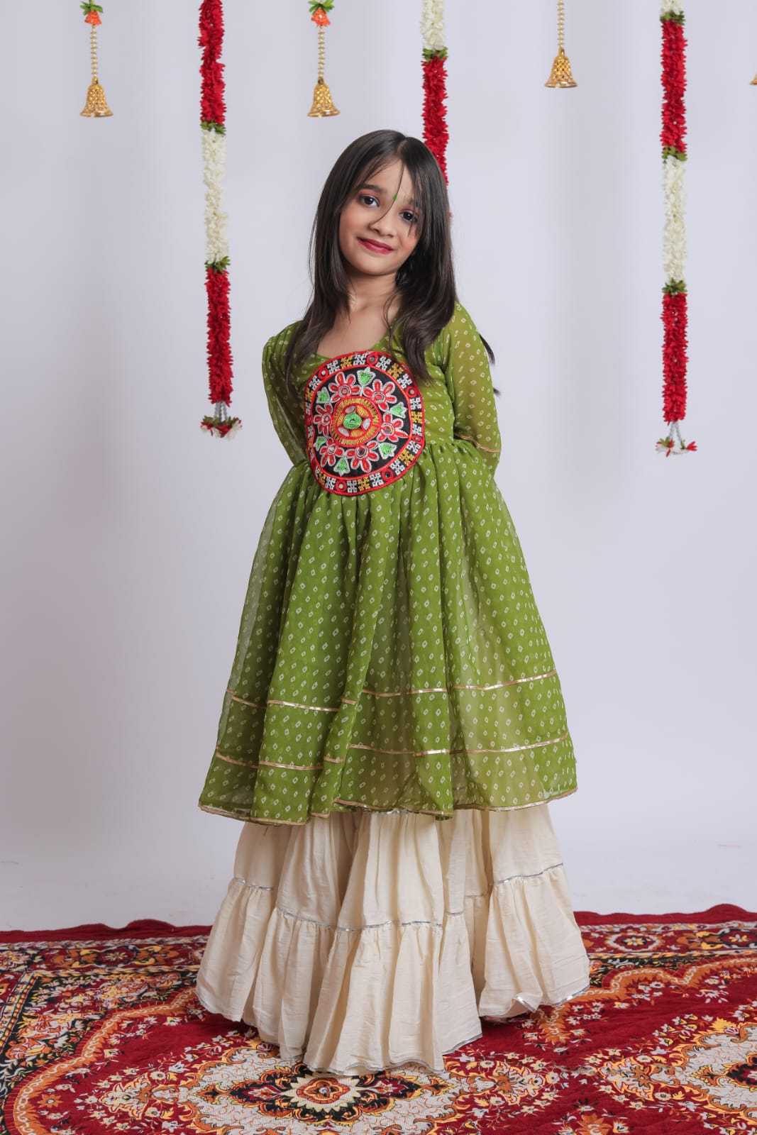 Harini Cotton Kids Lehenga