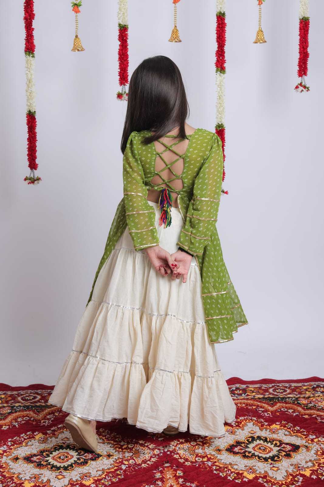 Harini Cotton Kids Lehenga