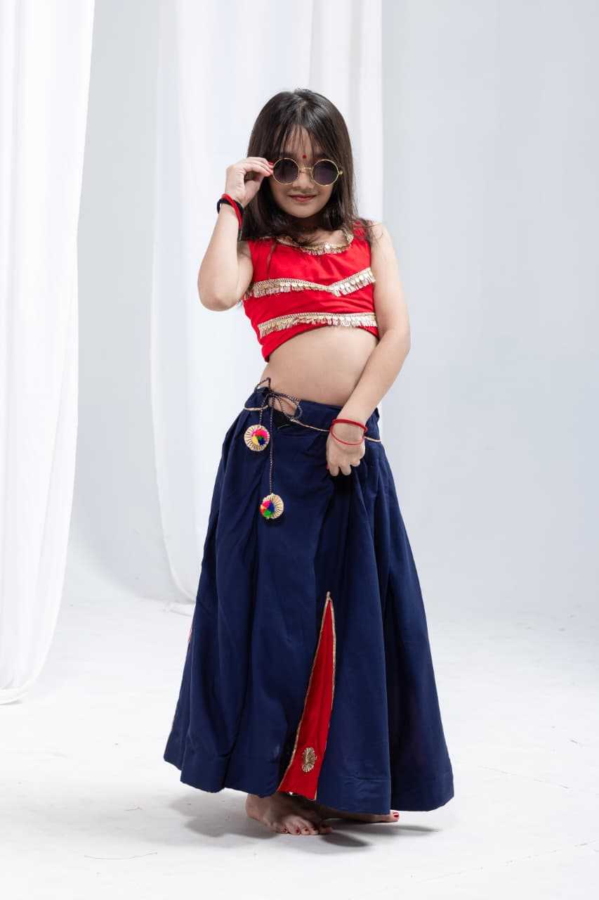 Hemkanya Reyon Cotton Kids Lehenga