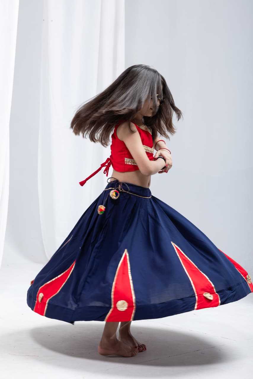 Hemkanya Reyon Cotton Kids Lehenga