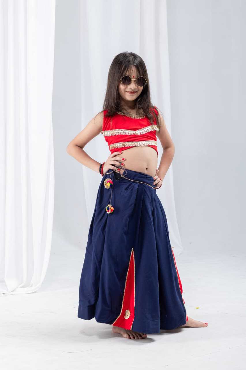 Hemkanya Reyon Cotton Kids Lehenga