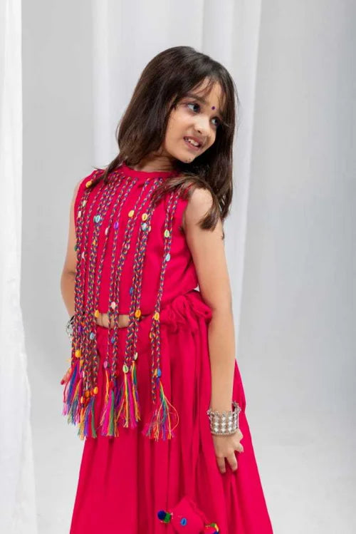 Kamlika Reyon Cotton Kids Lehenga