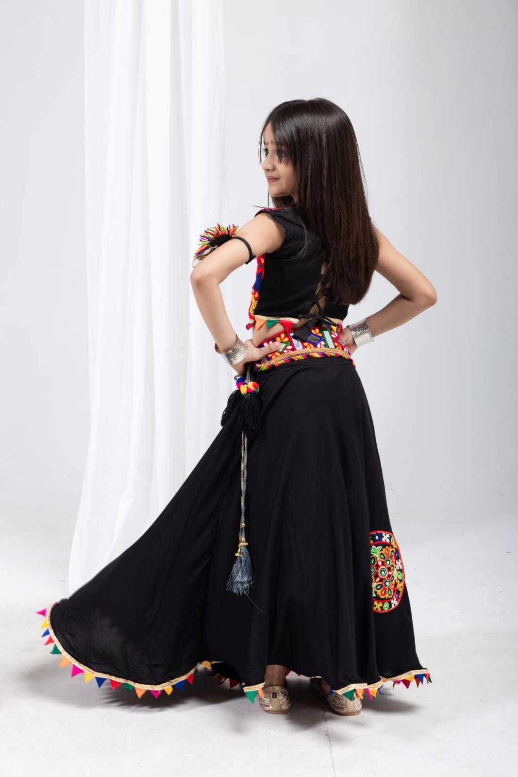 Keshva Reyon Cotton Kids Lehenga