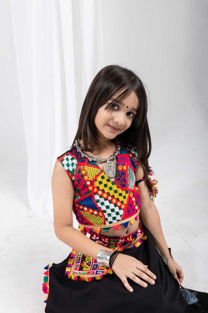 Keshva Reyon Cotton Kids Lehenga
