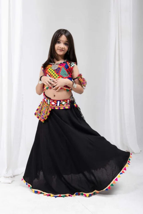 Keshva Reyon Cotton Kids Lehenga