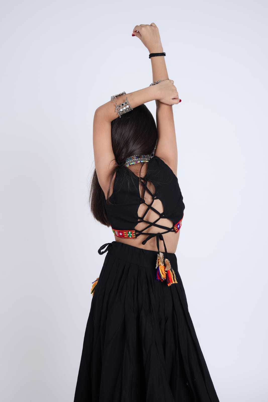 Krishna Reyon Cotton Kids Lehenga