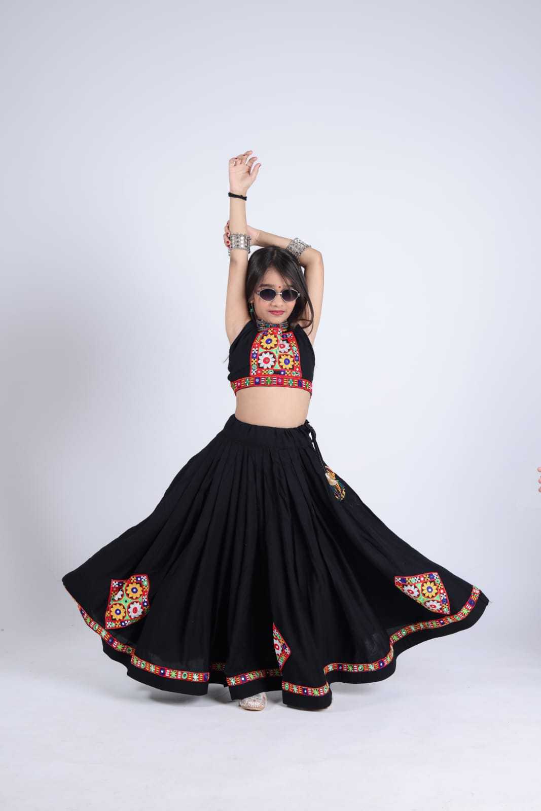 Krishna Reyon Cotton Kids Lehenga
