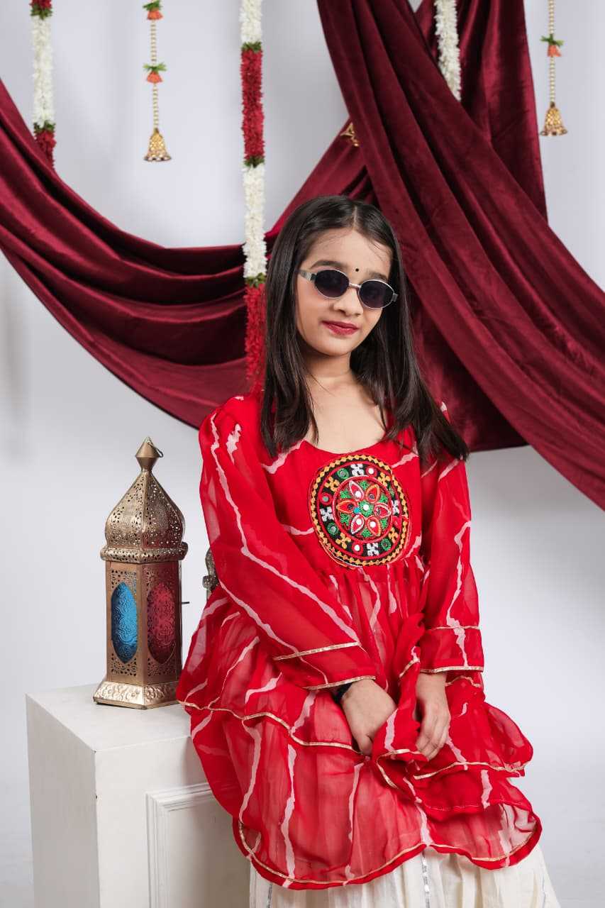 Madhvi Georgette Kids Lehenga