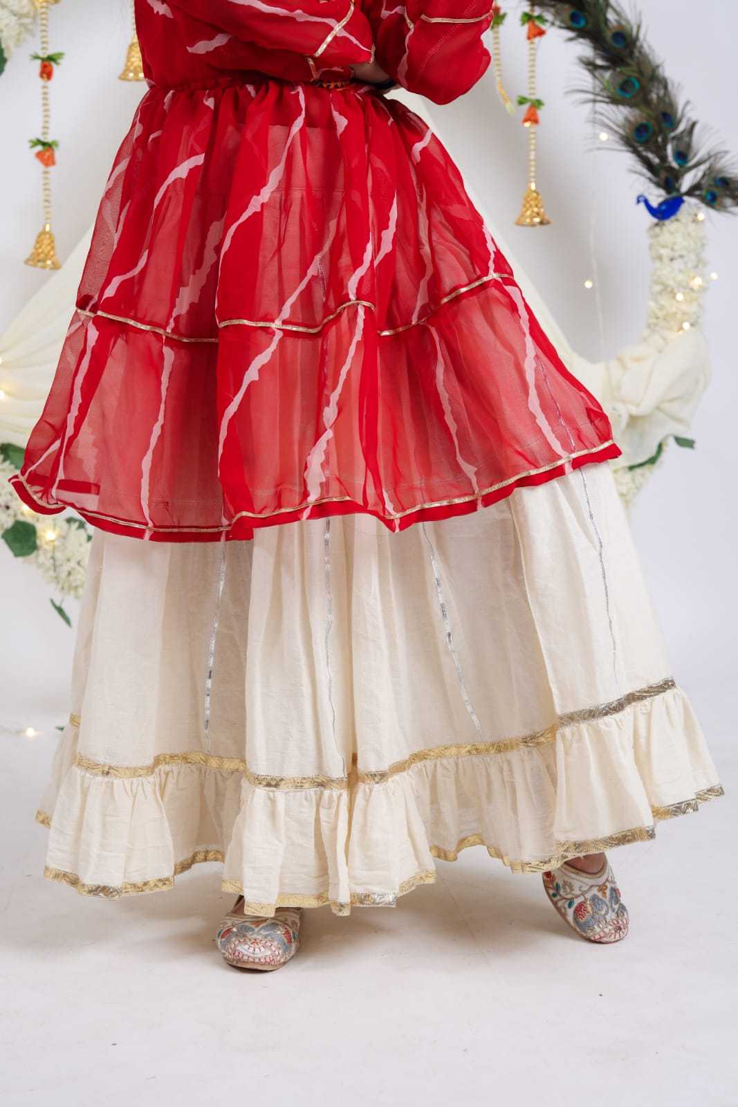 Madhvi Georgette Kids Lehenga