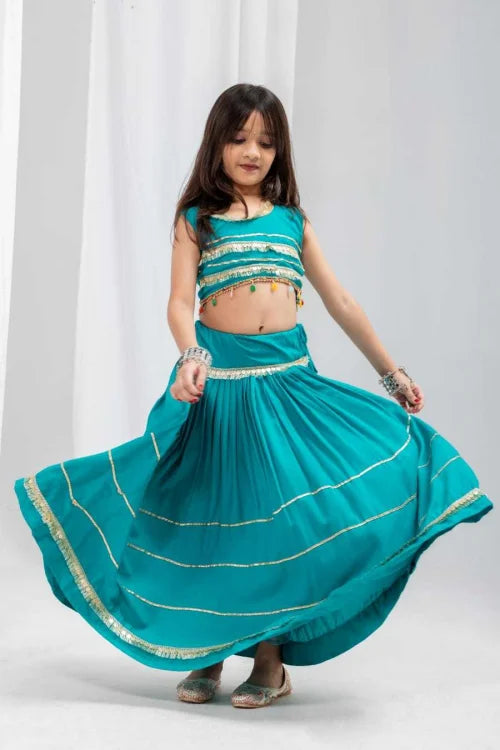 Manohari Reyon Cotton Kids Lehenga JT-147091