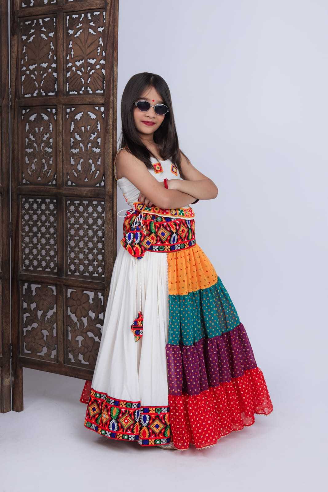 Pingala Reyon Cotton Kids Lehenga JT-149141