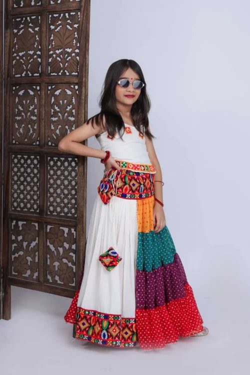 Pingala Reyon Cotton Kids Lehenga