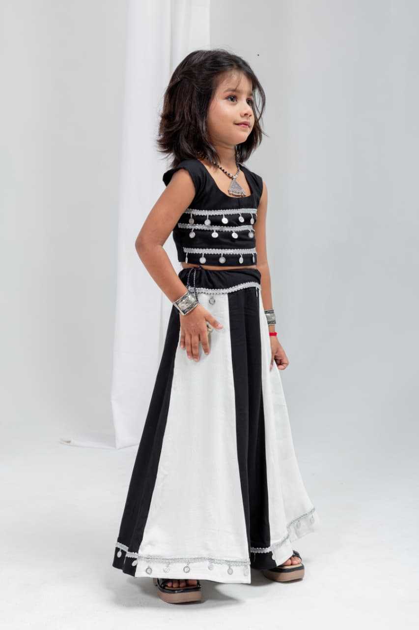 Raas Reyon Cotton Kids Lehenga JT-149142