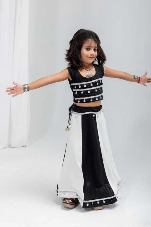Raas Reyon Cotton Kids Lehenga