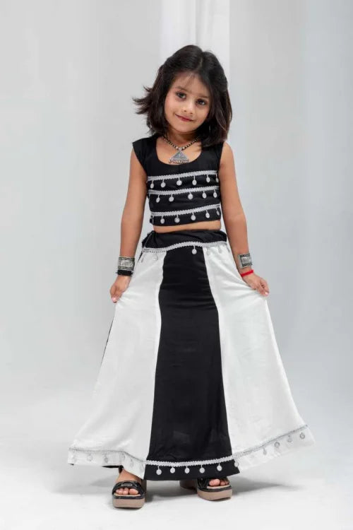 Raas Reyon Cotton Kids Lehenga JT-149142