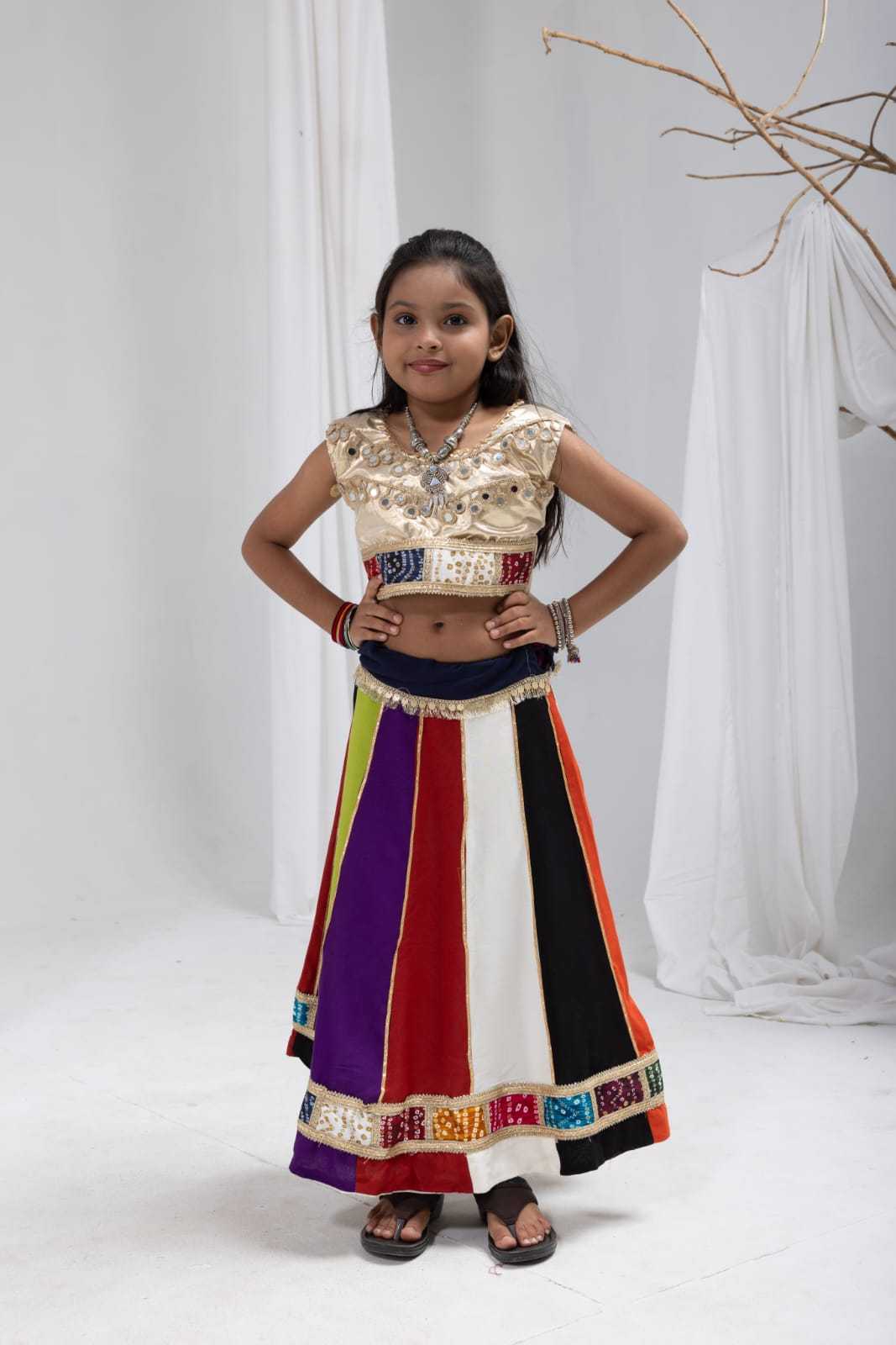 Rani Cotton Kids Lehenga