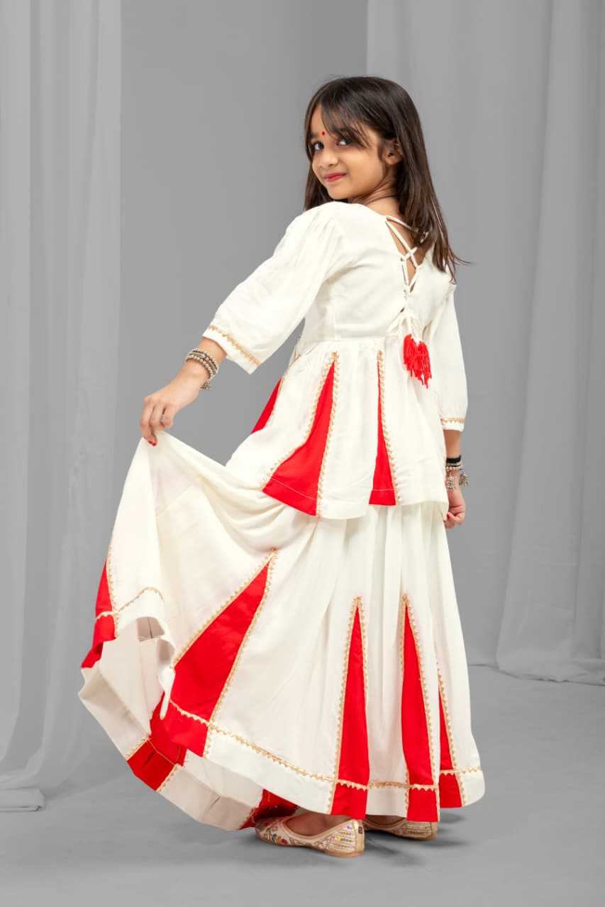 Ratnahansa Reyon Cotton Kids Lehenga