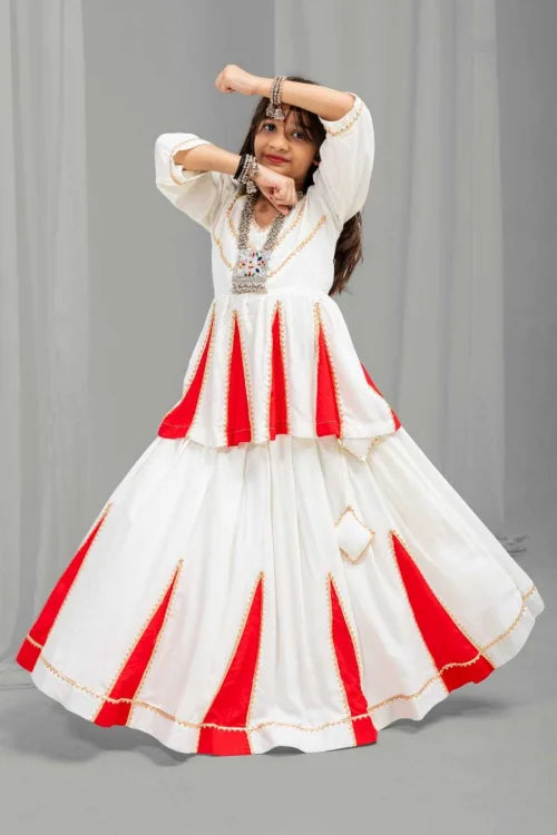Ratnahansa Reyon Cotton Kids Lehenga