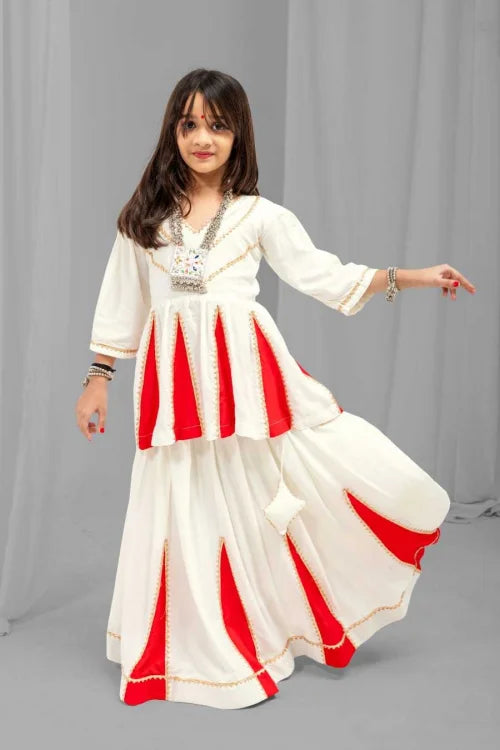 Ratnahansa Reyon Cotton Kids Lehenga JT-147088